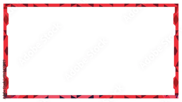 Obraz Stream overlay webcam border panel template