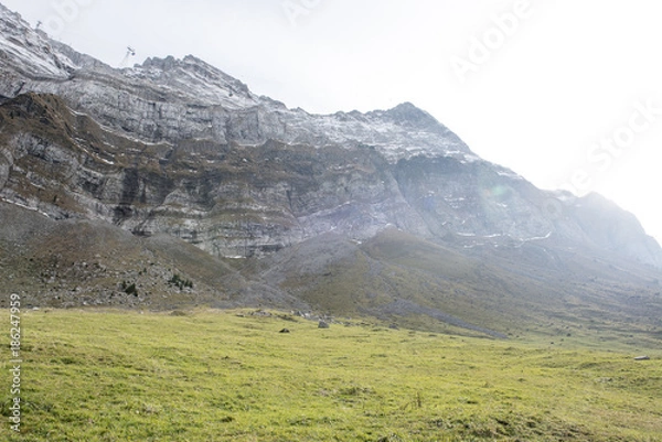 Obraz Beautiful view of valley mountain Saentis, Switzerland