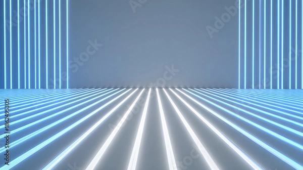 Obraz blue striped background