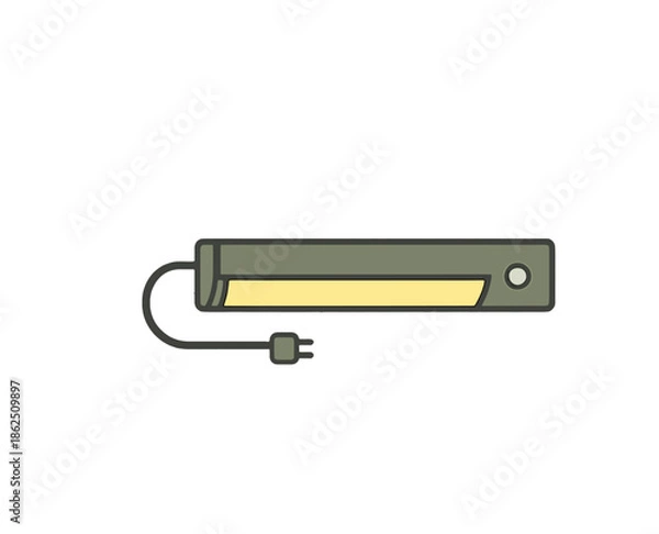 Obraz Electric Heating Pad Illustration.