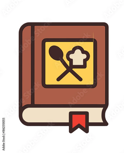 Obraz Cookbook with Chef Hat.