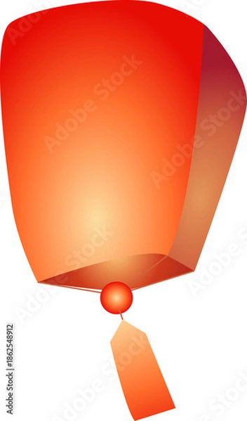 Obraz Floating Paper Lantern Decorative