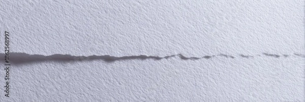 Obraz 白い紙の裂け目の詳細な観察