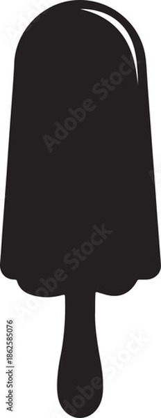 Obraz simple ice cream illustration