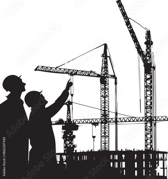 Obraz Architectural Vistas and Graphic Progress