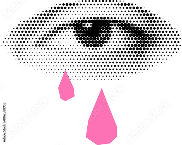 Obraz Collage Eye Tear