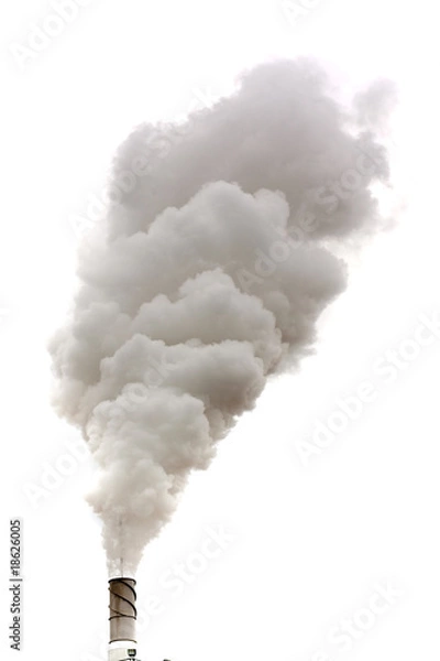 Obraz Brudny dym izolowany