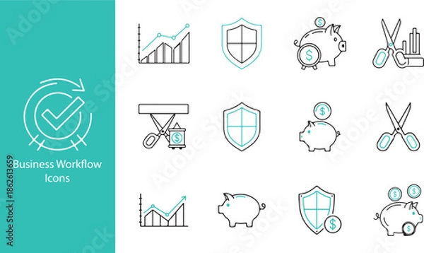 Obraz Office Business Meeting Icon