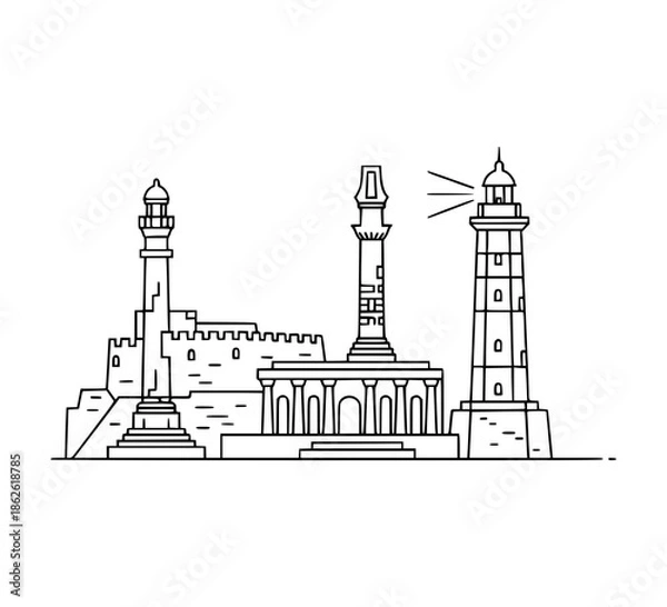 Obraz Alexandria Old Town