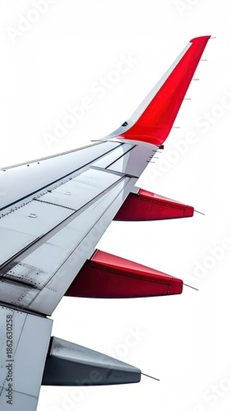 Obraz Airplane wing and tail section close-up (1)