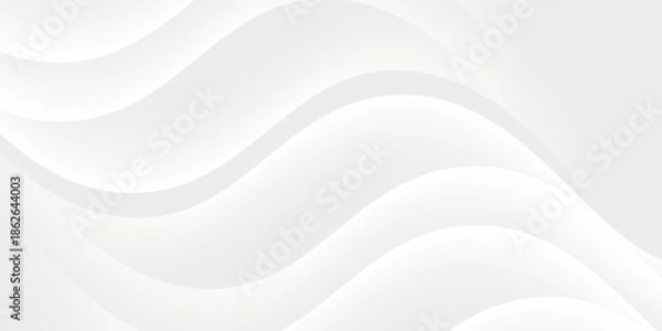 Obraz abstract white background wave gradient shape luxury wallpaper