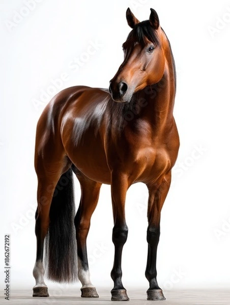 Obraz Horse Standing in Studio