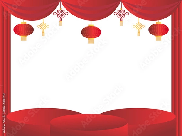 Obraz Chinese New Year background icon 