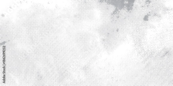 Obraz Subtle halftone vector texture overlay. Monochrome abstract splattered background.
