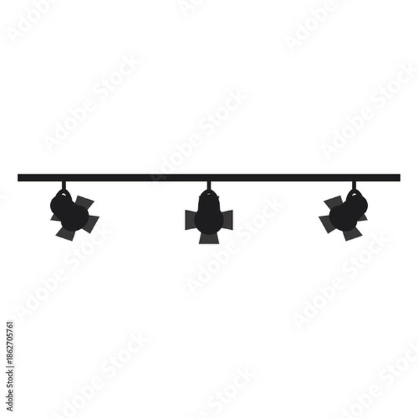 Fototapeta Stage Spotlight Lights Icon