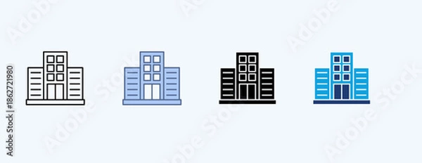 Obraz Firm Multiple Icon Illustration Vector