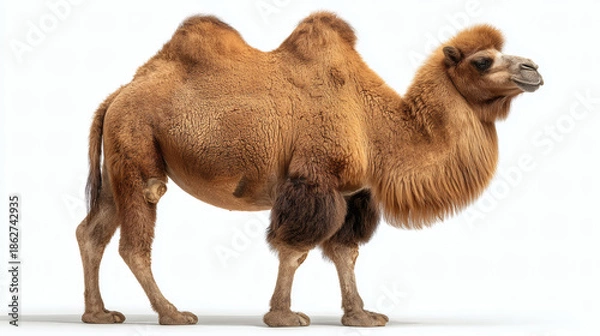 Obraz Bactrian Camel Standing Portrait
