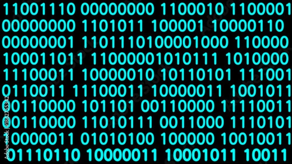 Obraz コンピューター言語のイメージ（ネオン）のイラスト