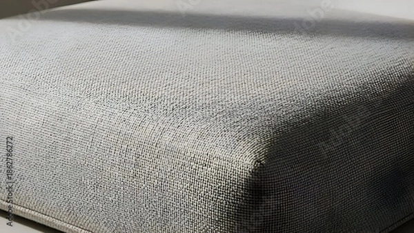 Obraz Gray fabric texture with soft shadows.
