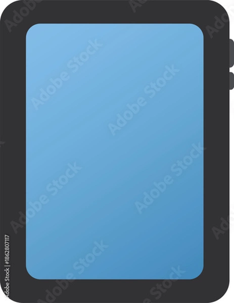 Obraz タブレット端末のフラットイラスト
