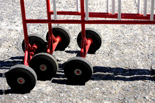 Obraz race car wheel