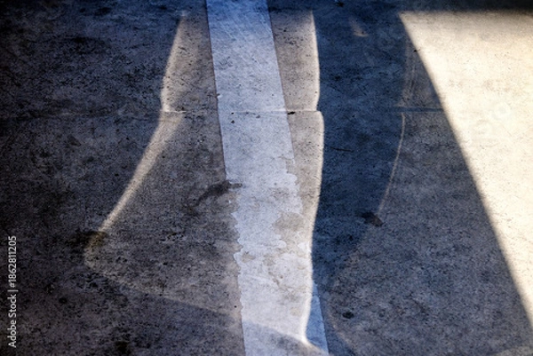 Obraz old dirty road