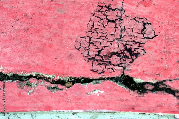 Obraz red grunge background