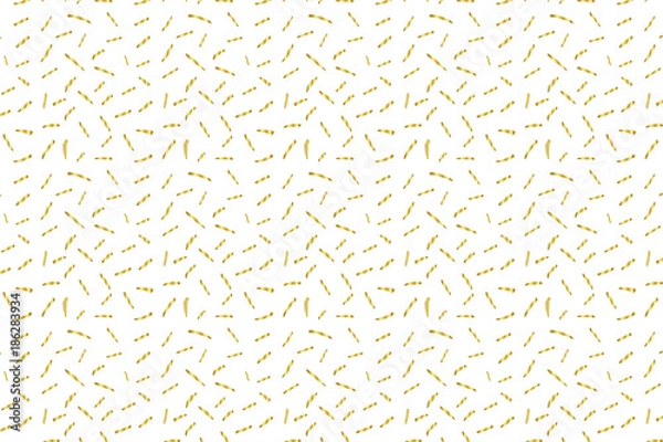 Obraz Golden Vector Hand Drawn Pattern