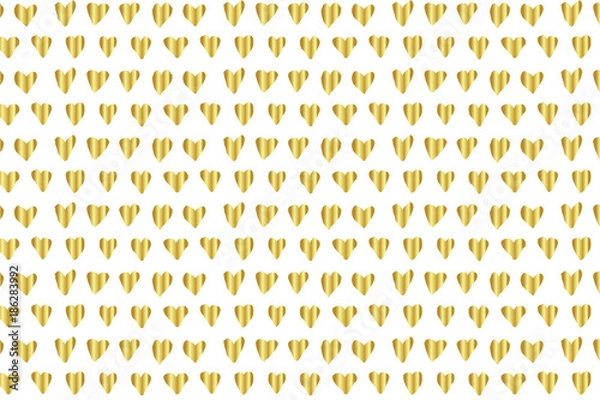 Obraz Golden Vector Hand Drawn Pattern