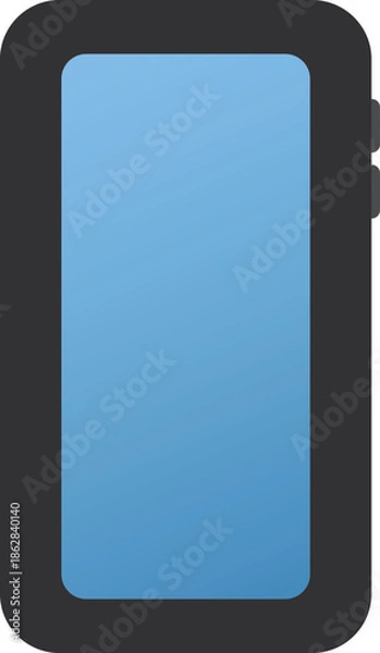 Obraz 携帯電話のフラットイラスト
