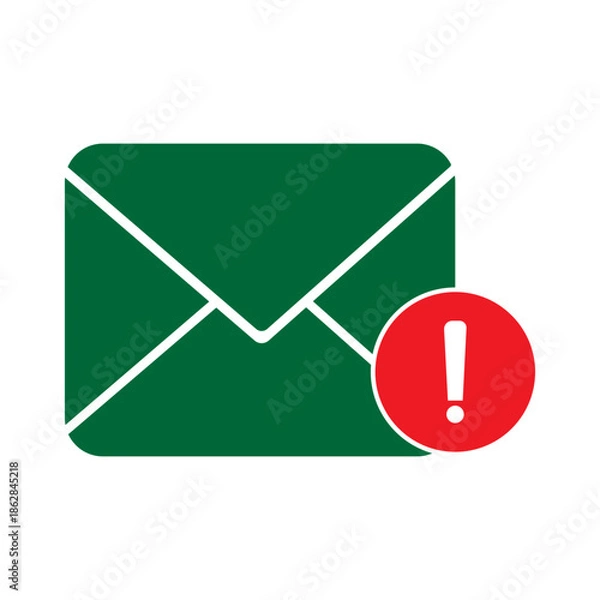 Obraz incoming email message alert