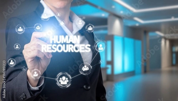 Fototapeta HR Digital Interface.