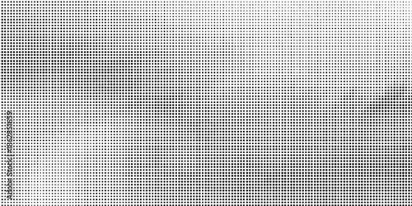 Fototapeta Black halftone gradient dot patterns background