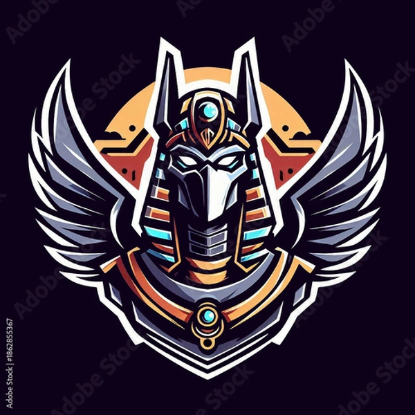 Obraz skull with wings