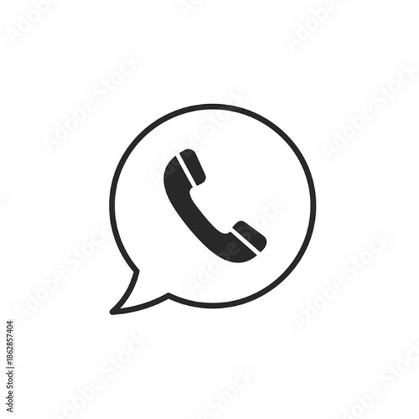 Obraz phone icon vector illustration