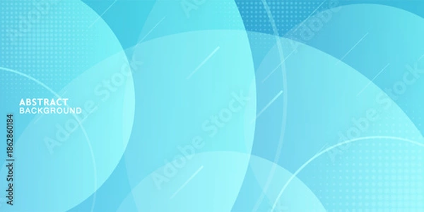 Obraz Modern abstract bright blue green gradient illustration background with simple pattern. Cool design. Eps10 vector