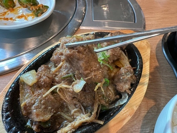 Obraz 돼지갈비 정식