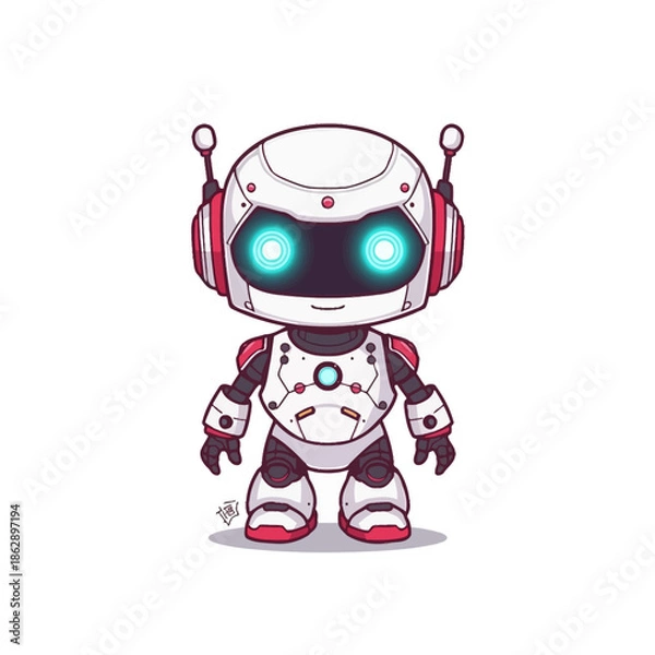 Obraz Cute Robot Design Very Cool
