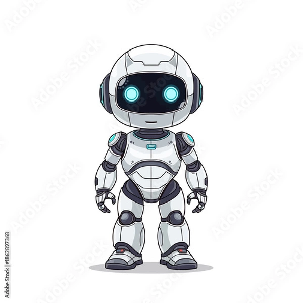 Obraz Cute Robot Design Very Cool
