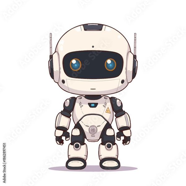 Obraz Cute Robot Design Very Cool