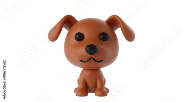 Obraz Cartoon Dog Illustration