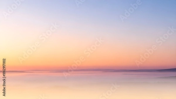 Fototapeta Skyline sunrise gradient