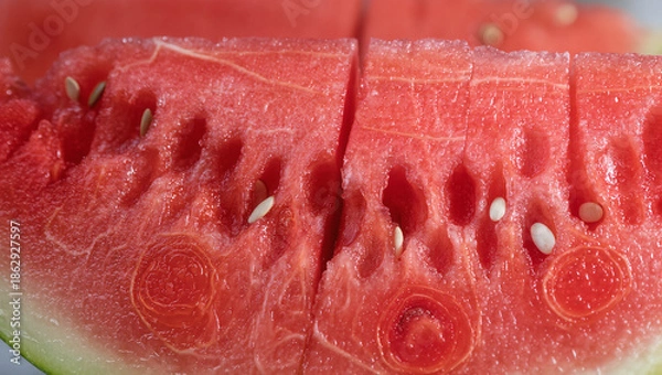 Fototapeta Sliced Watermelon Closeup.