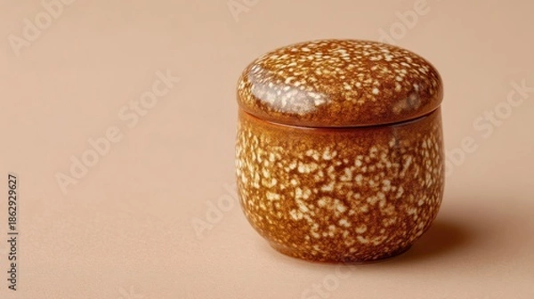 Obraz Speckled ceramic canister