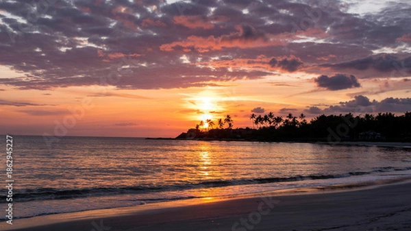 Obraz As the sun set