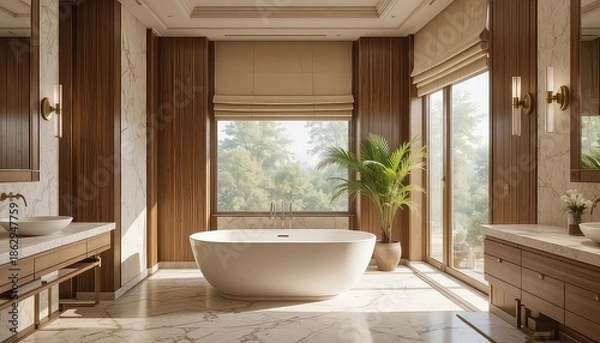 Obraz modern bathroom interior