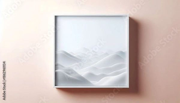 Obraz Minimalist mountain landscape