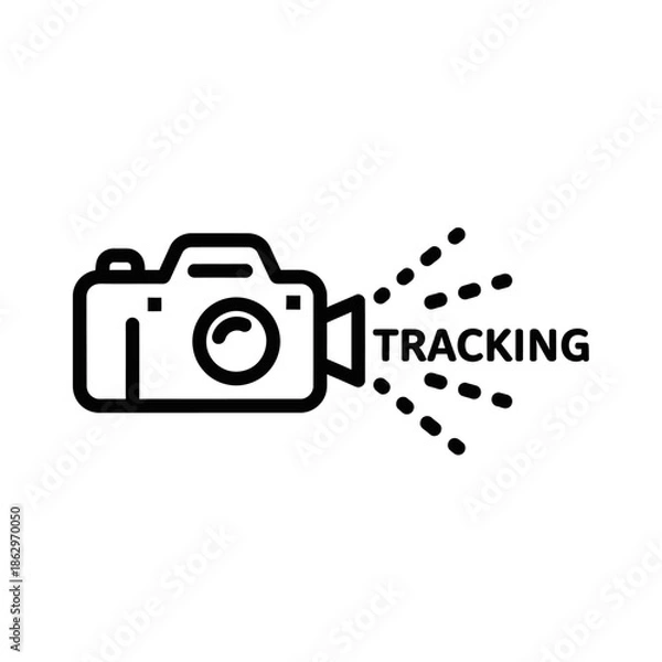 Obraz motion-tracking-camera-line-icon
