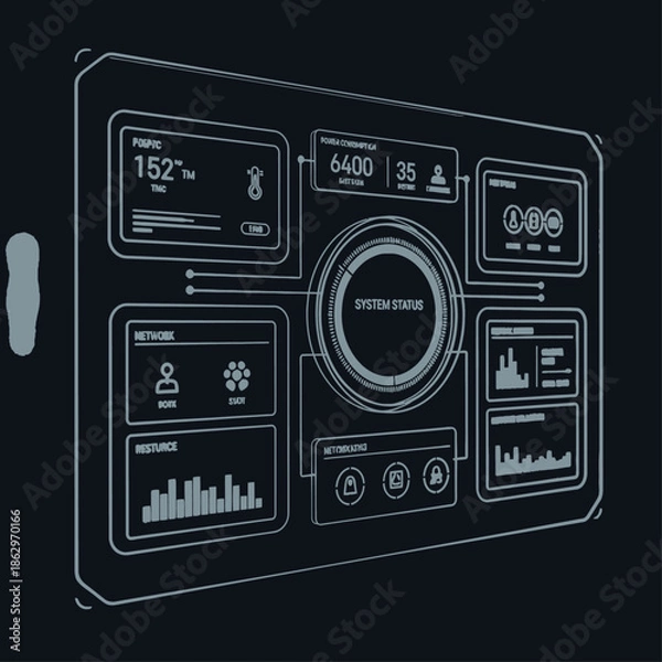 Obraz control-dashboard-outline