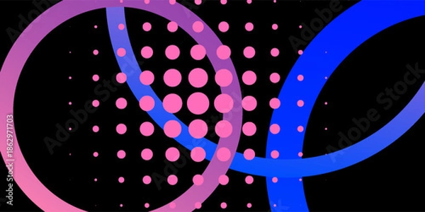 Obraz Minimal geometric background. Dynamic shapes composition. Eps 10.